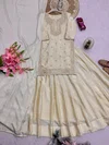 Ssc 731 Heavy Chinon Silk Embroidery Work Indo Western Lehenga Choli